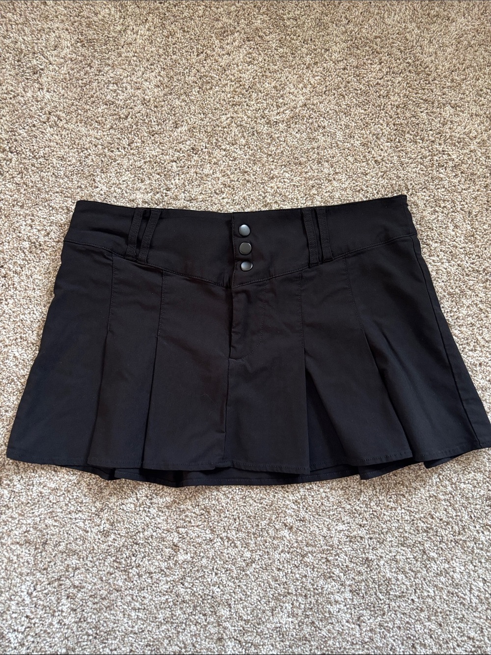 Divided Black micro skirt